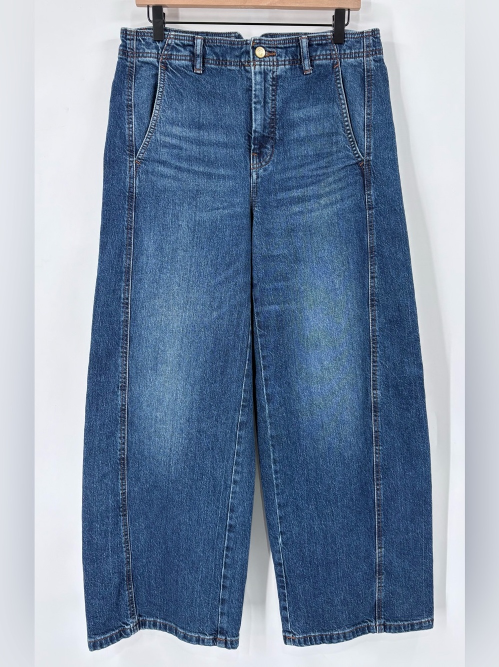 Anthropologie Pilcro High Rise Wide Leg
Side Gusset Jeans